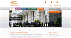 Desktop Screenshot of amberconstruction.com